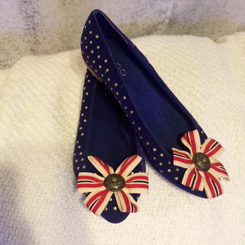 ALDO Royal Blue Studed Flat